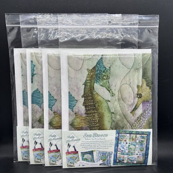 McKenna Ryan Sea Breeze “The Snooty Sisters” (4 Quantity) Fabric Art Print Panel - Picture 1 of 4